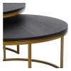 Charrell - COFFEE TABLE TODD S/2 - DIA 80/60 - H 44/35 CM (image 2)