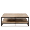 Charrell - COFFEE TABLE DOUBLE DECK 120/70 - 120 X 70 - H 38 CM (image 1)