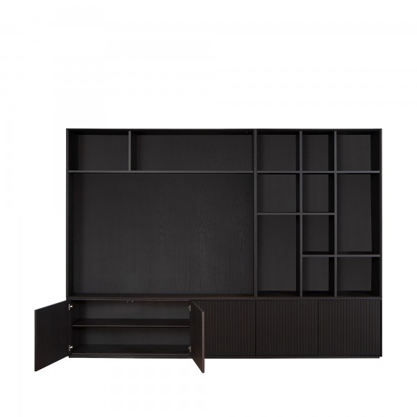 Charrell - TV CABINET RIBBLE WALL - 222 X 40 H 300 CM (image 2)