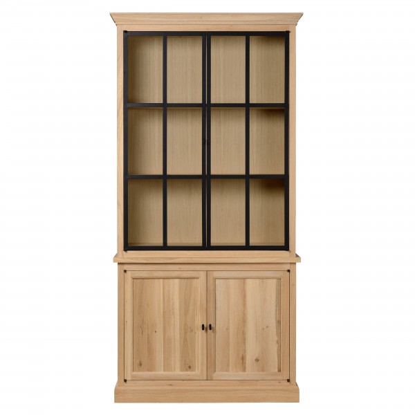 Charrell - BOOKCASE CORBY 115 - ALL GLASS - 115 X 40 - H 235 CM (image 1)