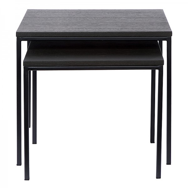 Charrell - SIDE TABLE DUO - 50X50H45/43X43H38 CM (image 2)