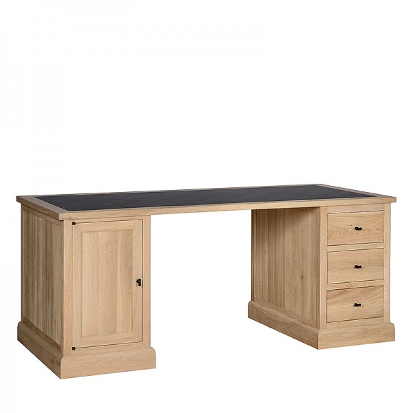 Charrell - DESK CORBY 180 - WITH LEATHER TOP - 180 X 80 - H 77 CM (image 3)