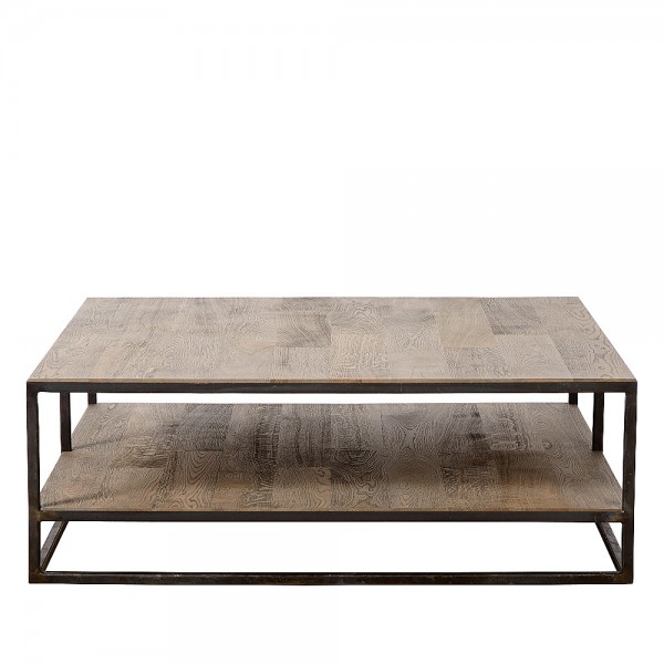 Charrell - COFFEE TABLE DOUBLE DECK 120/70 - 120 X 70 - H 38 CM (image 2)